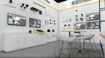 安防器材與現代展覽設計亮點 KEDACOM科達展臺深度解析